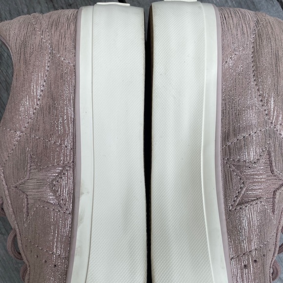 Converse one star pink metallic leather platforms - Picture 8 of 16